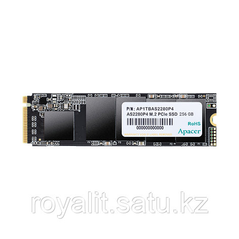 Твердотельный накопитель SSD Apacer AS2280P4 256GB M.2 PCIe, фото 2