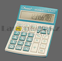 Калькулятор настольный 12-разрядный Kenko KK-8158-12 бирюзовый