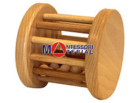 Игрушка для ползания (погремушка деревянная катающаяся)