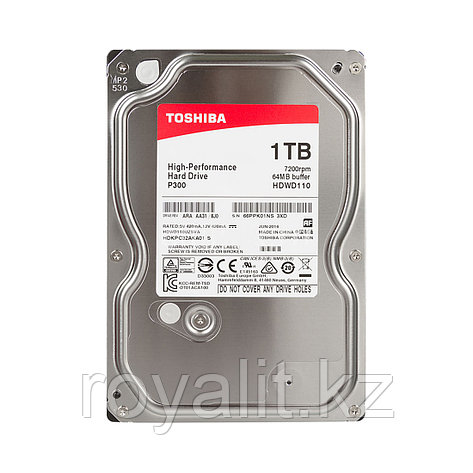 Жёсткий диск, Toshiba HDWD110UZSVA HDD 1TB, фото 2