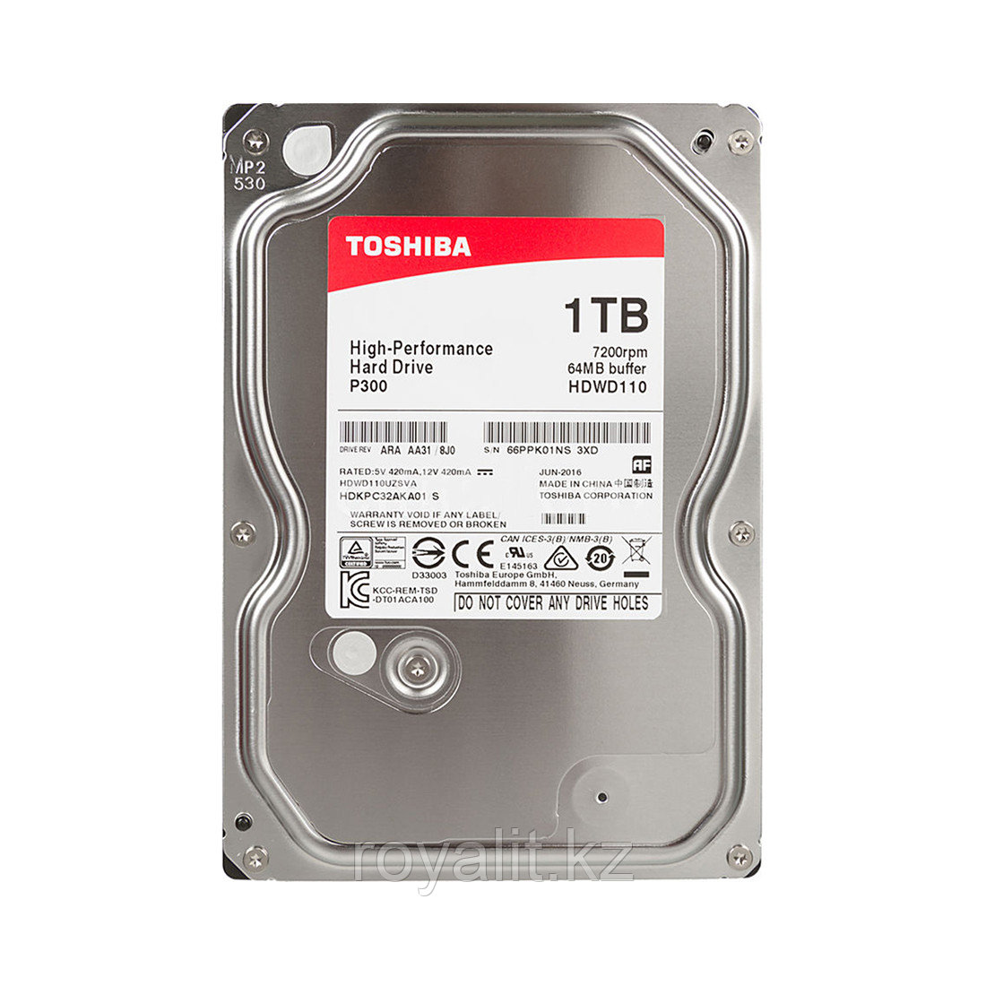 Жесткий диск Toshiba HDWD110UZSVA HDD 1TB