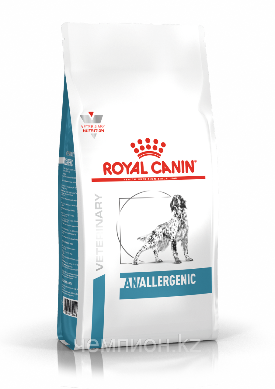 Royal Canin Anallergenic Canine, Роял Канин корм при пищевой аллергии и непереносимости у собак, уп. 3 кг. - фото 1 - id-p73810004
