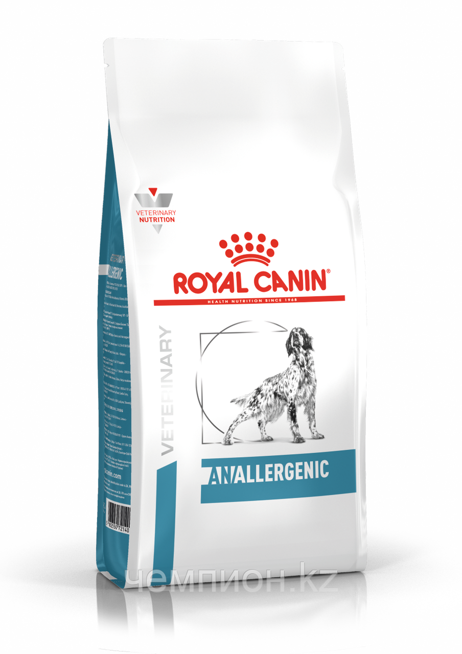 Royal Canin Anallergenic Canine, Роял Канин корм при пищевой аллергии и непереносимости у собак, уп.8 кг. - фото 1 - id-p73810013