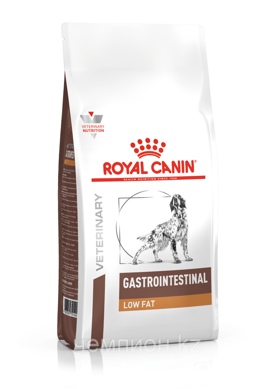 Royal Canin Gastro Intestinal Low Fat, Роял Канин диета при панкреатите, нарушении пищеварения собак, уп.1,5кг