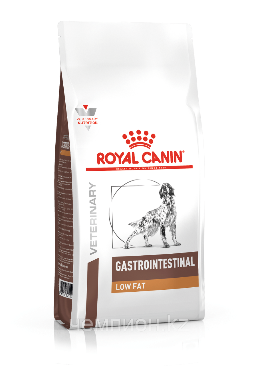 Royal Canin Gastro Intestinal Low Fat, Роял Канин диета при панкреатите, нарушении пищеварения собак, уп.1,5кг - фото 1 - id-p73809958