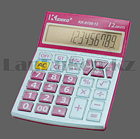 Калькулятор настольный 12-разрядный Kenko KK-8158-12 розовый