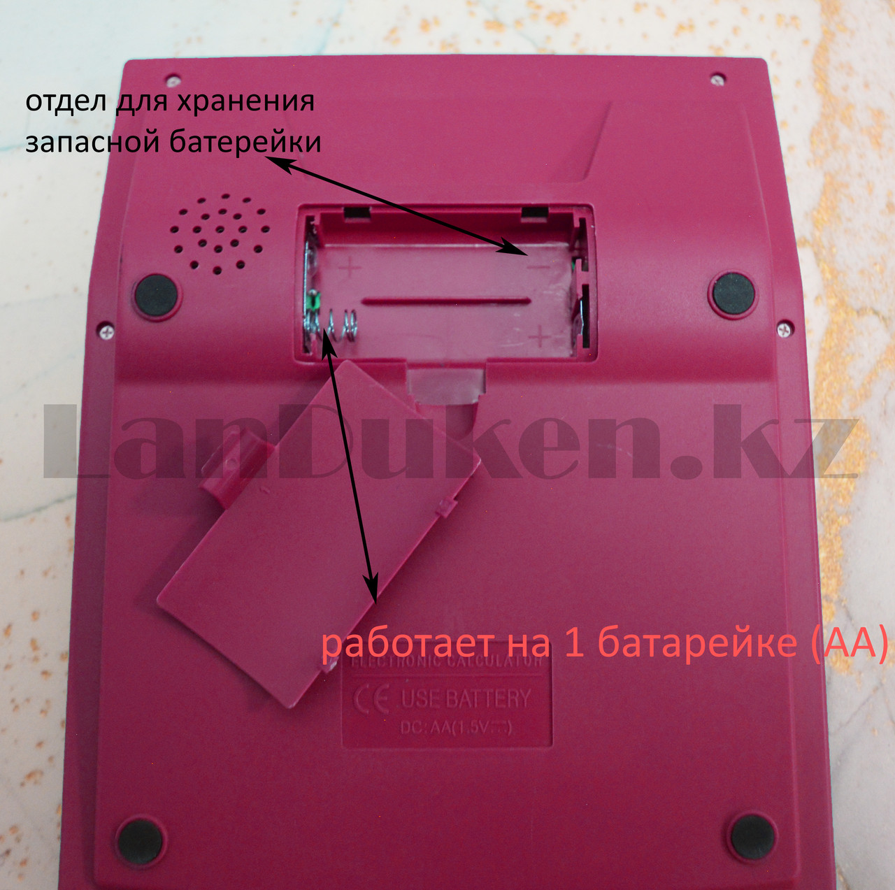 Калькулятор настольный 12-разрядный Kenko KK-8158-12 розовый - фото 6 - id-p98921023