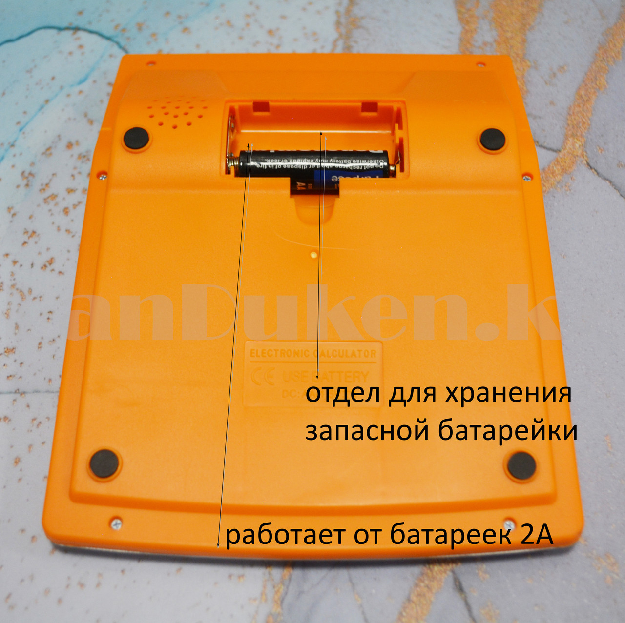 Калькулятор настольный 12-разрядный Kenko KK-8158-12 оранжевая - фото 4 - id-p98926250