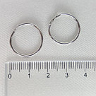 Серьги конго из серебра SOKOLOV 94140042 серебро с родием коллекц. SKLV, фото 2