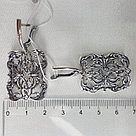 Серебряные серьги Красная Пресня 3306116 ,с английским замком, фото 3