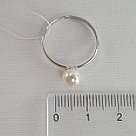Серебряное кольцо с  TEOSA 10134-2966-PLS покрыто  родием, фото 3