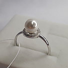 Серебряное кольцо с  TEOSA 10134-2969-PLS покрыто  родием, фото 2