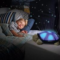 Ночник - проектор звездного неба музыкальный «Черепашка Соня» Twilight Turtle