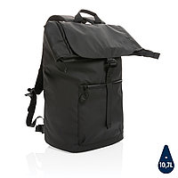 Водонепроницаемый рюкзак Impact из RPET AWARE™ для ноутбука 15,6", черный; , Длина 32 см., ширина 14 см.,