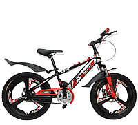 Велосипед Forever на титановых дисках красный оригинал детский с холостым ходом 20 размер (514-20)