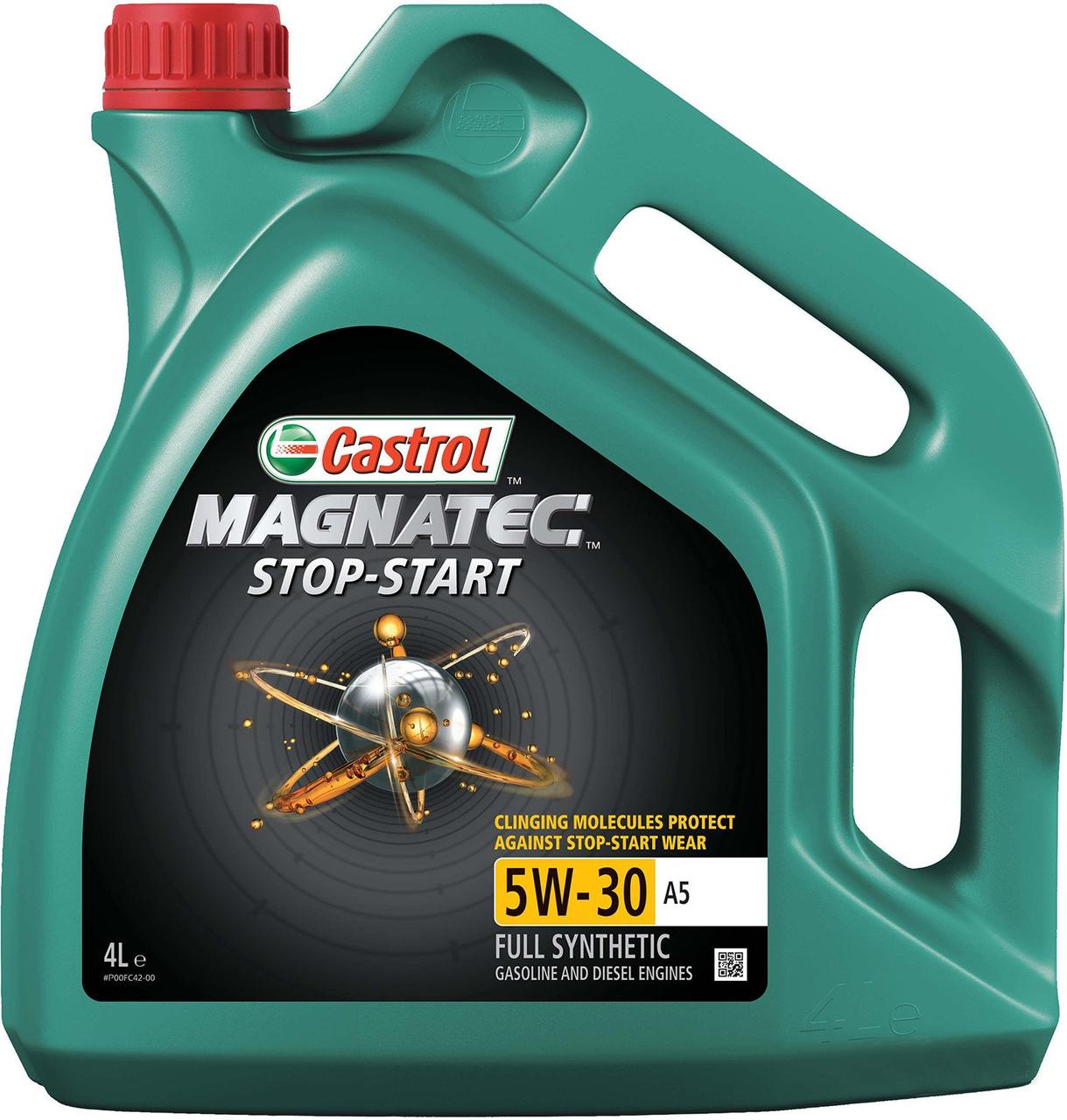 Моторное масло CASTROL MAGNATEC STOP-START 5W-30 4литра - фото 1 - id-p98945260