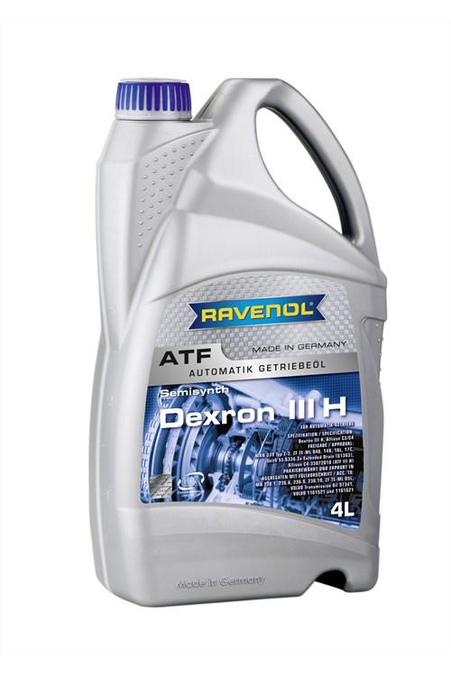 Универсальное масло RAVENOL ATF DEXRON III H 4L - фото 1 - id-p98945378