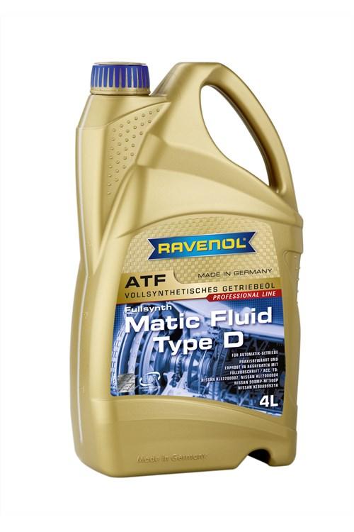 Синтетическая трансмиссионная жидкость RAVENOL ATF Matic Fluid Type D 4L - фото 1 - id-p98945427
