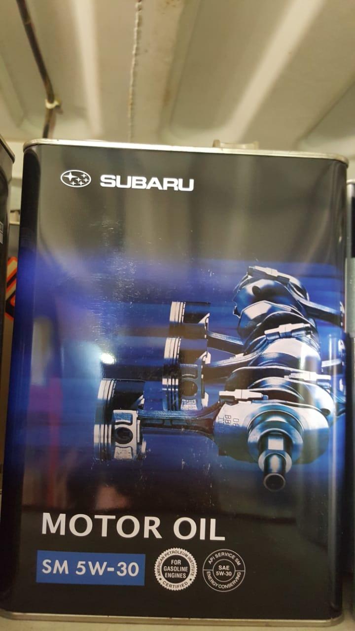 Моторное масло SUBARU 5w30 K0215-Y0273 4литра - фото 2 - id-p98945471