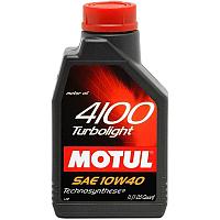 МОТОРНОЕ МАСЛО MOTUL 4100 TURBOLIGHT 10W-40 1 литр