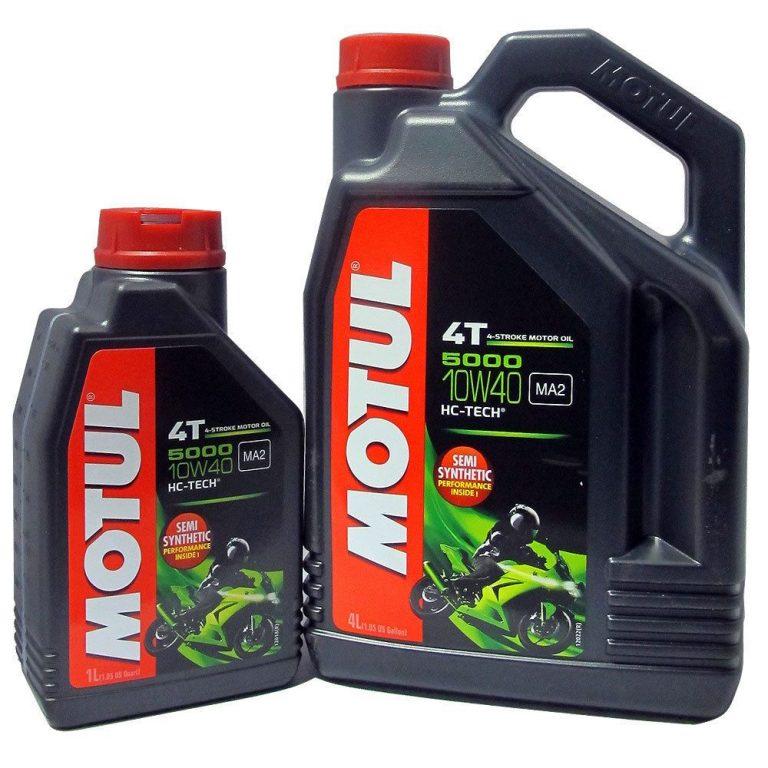 Моторное масло MOTUL 5000 4T 10W-40 1литр - фото 1 - id-p98945530