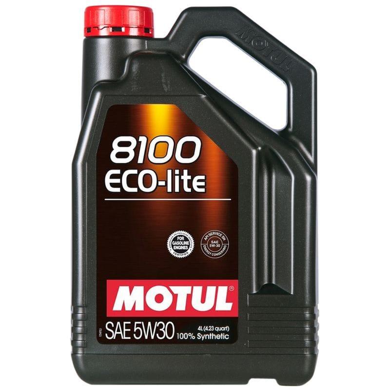 Синтетическое моторное масло MOTUL 8100 Eco-lite 5W-30 4 литра - фото 1 - id-p98945539