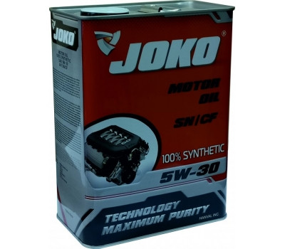 Моторное масло JOKO 5W-30 SN/CF 4литра - фото 1 - id-p98946296