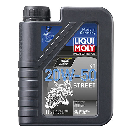 Мотоциклетное масло Liqui Moly MOTO 4T 20W-50 1500 1литр - фото 1 - id-p98945814