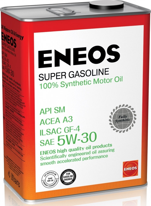 Моторное масло ENEOS Super Gasoline 5W-30 4литра - фото 1 - id-p98945956