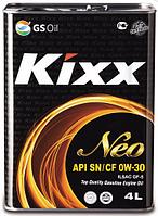 Моторное масло KIXX G1 NEO 0W-30 4литра