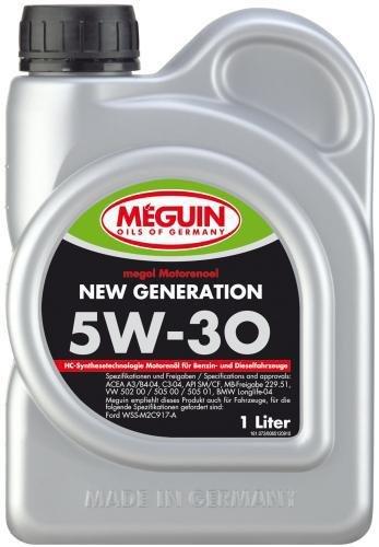 Моторное масло Meguin Moto.New Generation 5w30 1литр - фото 1 - id-p98946035