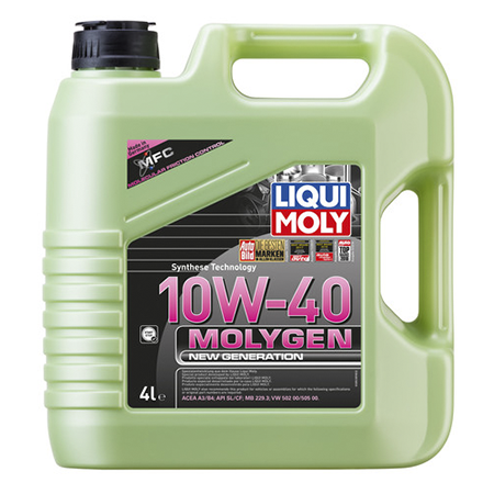 8538 Моторное масло Liqui Moly Molygen New Generation 10W-40 4литра - фото 1 - id-p98946465