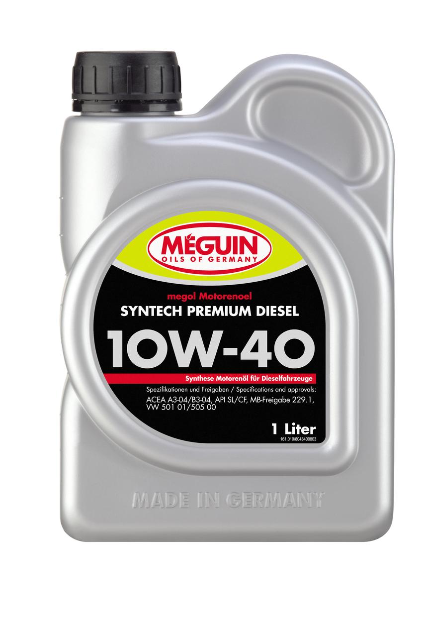 Моторное масло Meguin SYNTECH PREMIUM DIESEL SAE 10W-40 1литр - фото 1 - id-p98946041