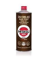Моторное масло MITASU GOLD PAO SN 0W-40 1литр