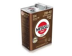 Моторное масло MITASU GOLD PAO SN 0W-40 4литра - фото 1 - id-p98946073