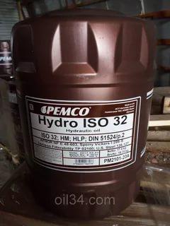 Гидравлическое масло PEMCO HYDRO ISO 32/46 CF 20 л - фото 1 - id-p98946878
