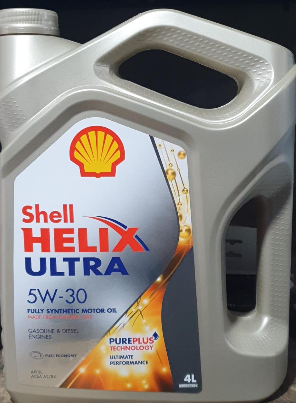 Моторное масло SHELL HELIX ULTRA 5W-30 4литрa - фото 1 - id-p98947191