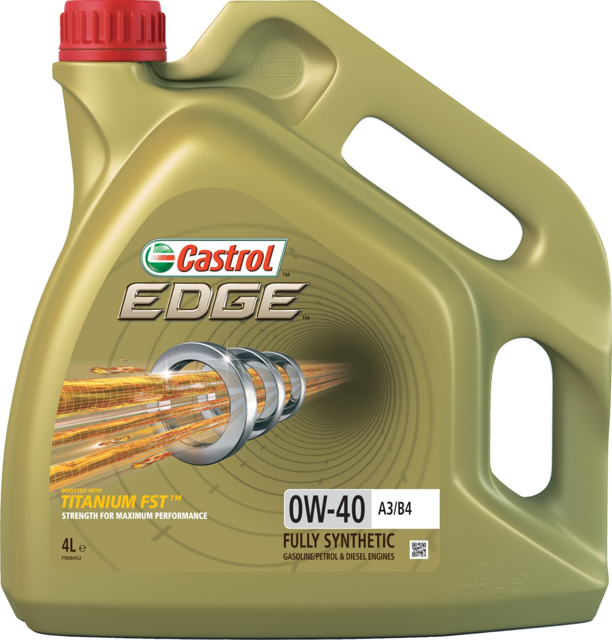 Моторное масло CASTROL EDGE 0W-40 A3/B4 4литра - фото 1 - id-p98948880