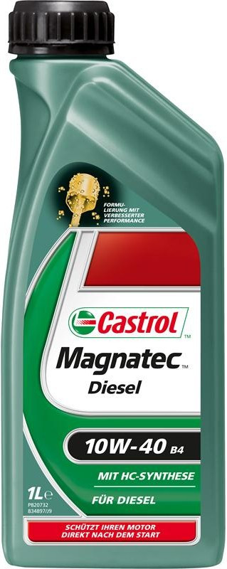 Масло моторное дизельное CASTROL MAGNATEC DIESEL 10W-40 B4 1литр - фото 1 - id-p98948920