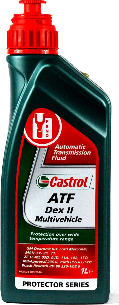 Трансмиссионная жидкость CASTROL ATF DEX II MULTIVEHICLE 1литр - фото 1 - id-p98948924