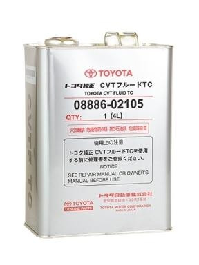Трансмиссионное масло для Toyota CVT Fluid TC 08886-02505 4литра -->2014года - фото 1 - id-p98949063