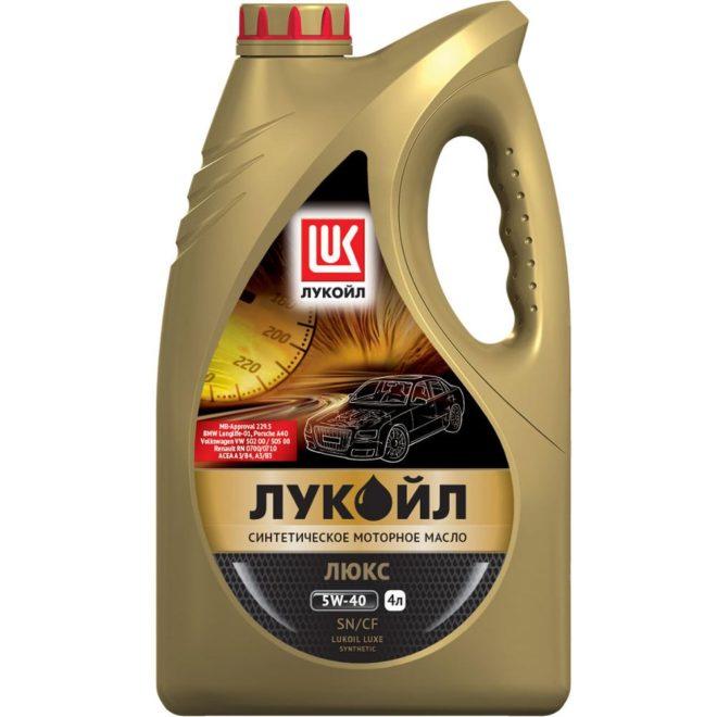 Моторное масло Лукойл Люкс 5W40 4 литра - фото 1 - id-p98949068
