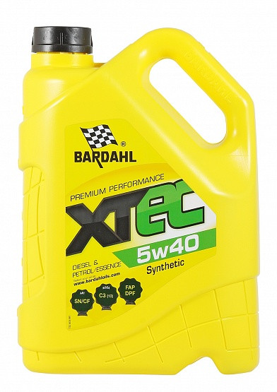 Моторное масло BARDAHL XTEC 5w40 5литров - фото 1 - id-p98949260