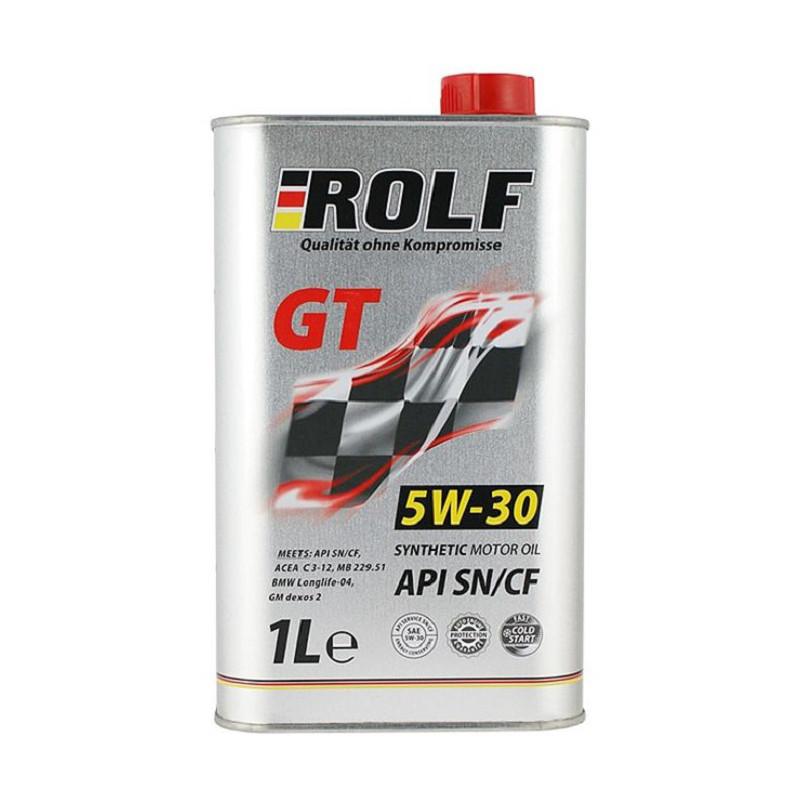 Моторное масло ROLF GT 5W-30 1литр - фото 1 - id-p98949553