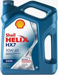 Моторное масло SHELL HELIX HX7 DIESEL 10W-40 4литра - фото 1 - id-p98949735