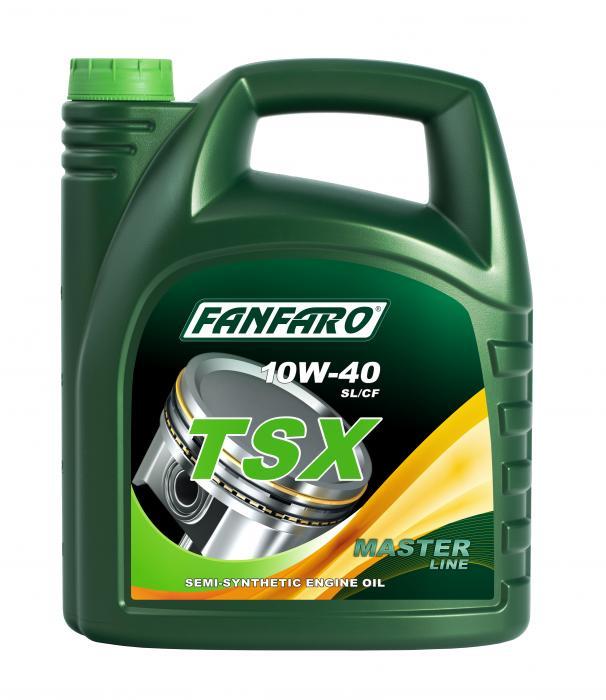 Масло моторное FANFARO TSX 10W40 5 литров - фото 1 - id-p98950154
