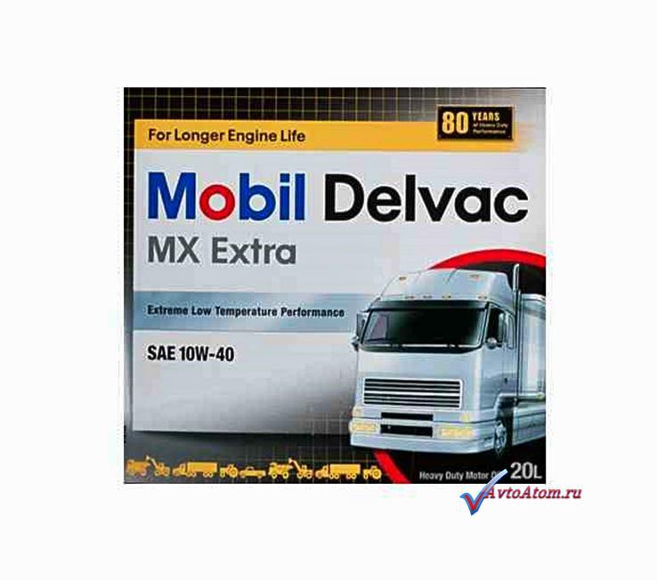 Моторное масло MOBIL DELVAC MX EXTRA 10W-40 20 литров - фото 2 - id-p98950195