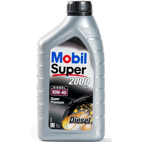 Моторное масло Mobil Super 2000 X1 Diesel 10W-40 1литр - фото 1 - id-p98950685