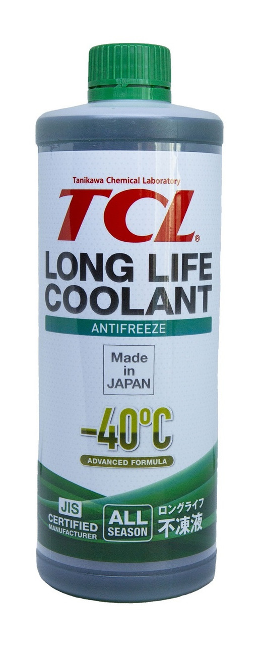 Антифриз TCL Long Life Coolant GREEN -40°C 1 литр - фото 1 - id-p98950737