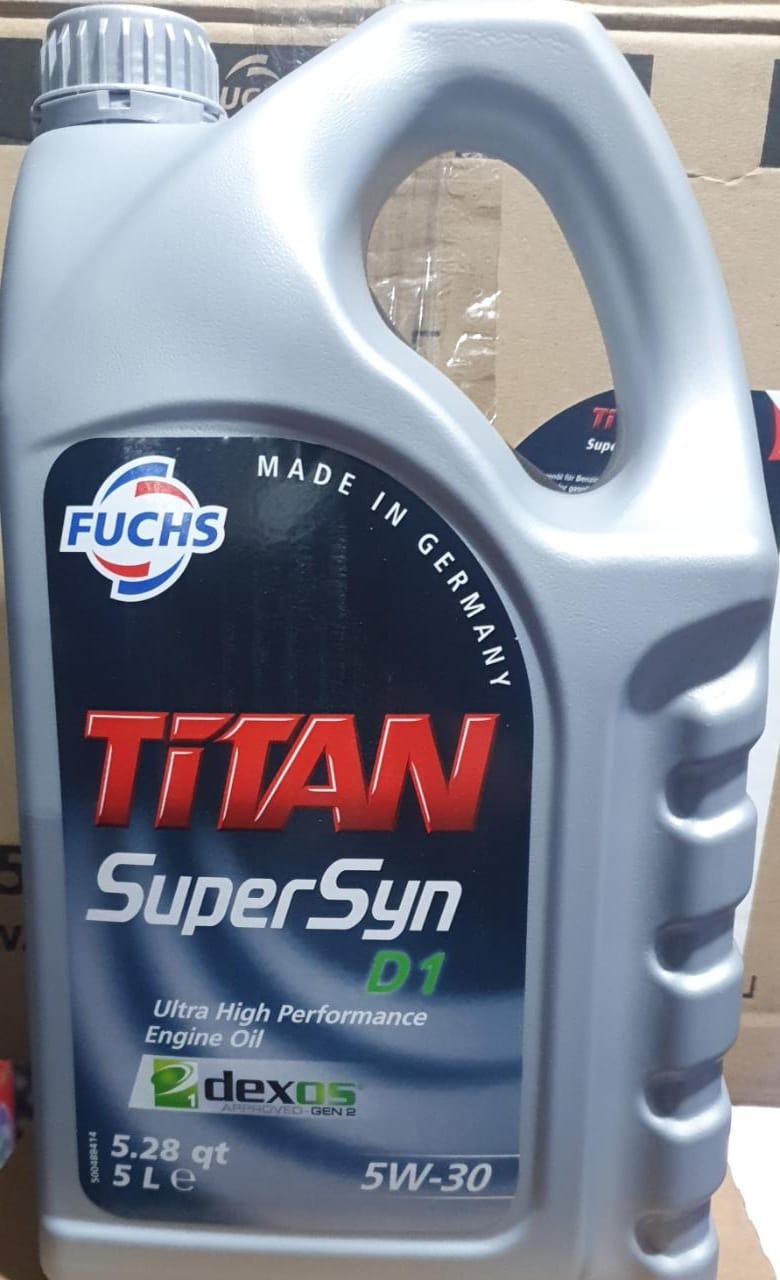 Моторное масло TITAN SUPERSYN D1 SAE 5W-30 5 литров - фото 1 - id-p98950790